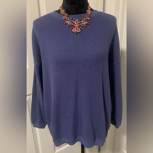 Aerie Oversized Waffle Knit Top